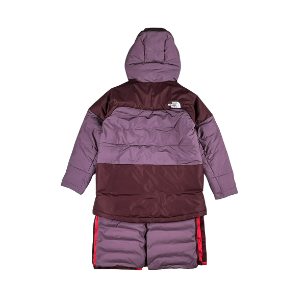 North Face Triple Baffle Parka Alpine Plum Mid Hooded Puffer Jacket - Medium