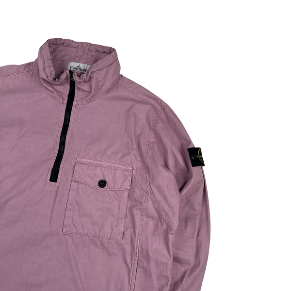 Stone Island 2020 Pink Cotton Smock Pullover - Medium