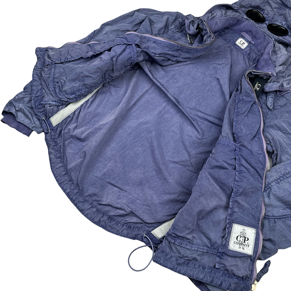 CP Company Purple Chrome Shimmer Goggle Jacket - Large