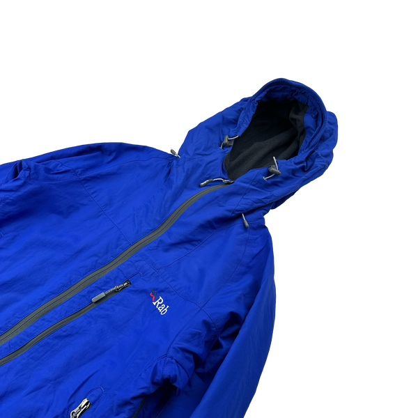 RAB Blue Pertex Vapour-Rise Waterproof Rain Jacket - Small