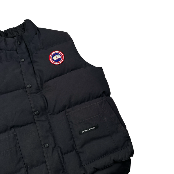 Canada Goose Black Garson Down Filled Gilet - Large