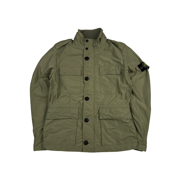 Stone Island 2014 Green Micro Reps Field Jacket - Medium