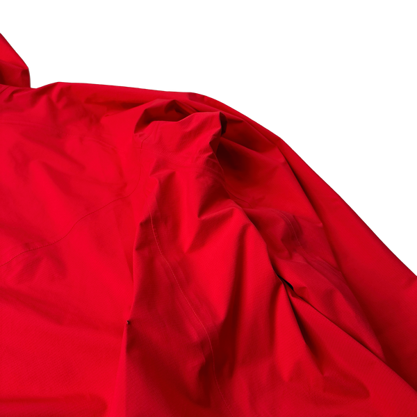 RAB Red Waterproof Zipped Windbreaker Waterproof Jacket - Medium