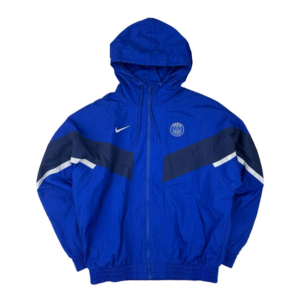 Nike Blue PSG Lightweight Hooded Zipped Jacket - Small