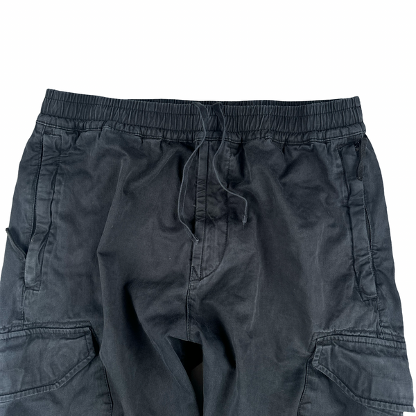 Stone Island 2019 Black Cargo RE T Trousers - Medium