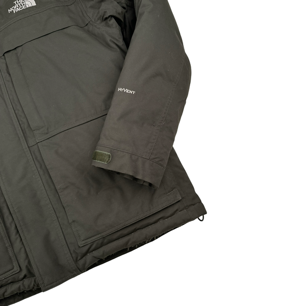 North Face Khaki Hyvent McMurdo Down Filled Parka Jacket - Medium