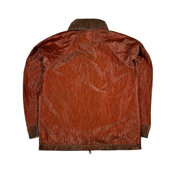 CP Company Red Garment Dyed Nylon Kan D Shell Jacket - Small