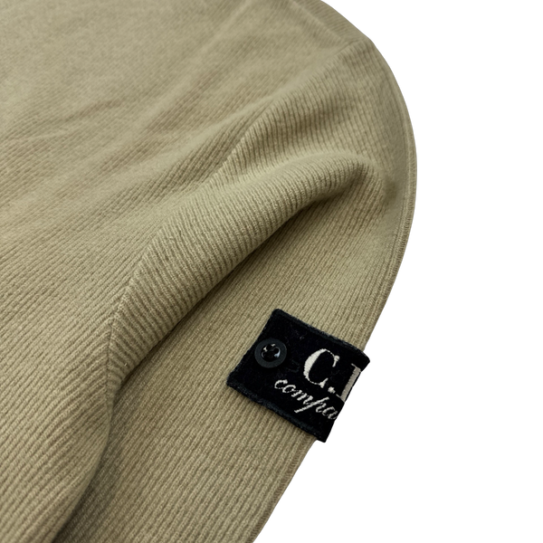 CP Company Vintage 2000 Ribbed Cotton Mock Neck Jumper - Medium