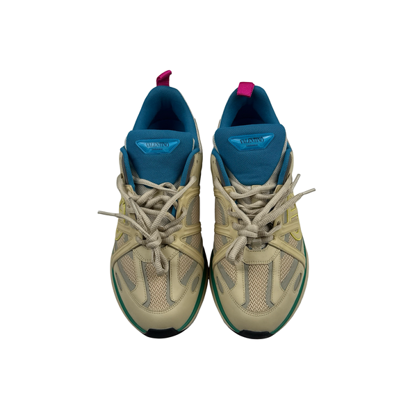Valentino Easyjog Beige Trainers - UK 9.5