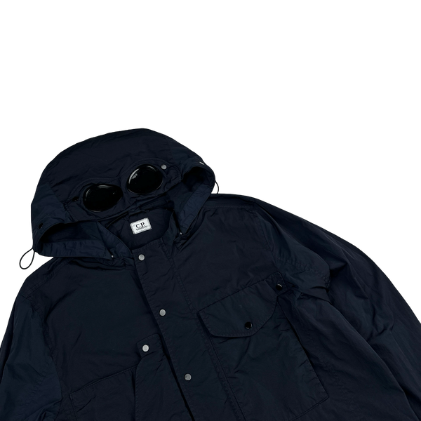 CP Company Navy Chrome Goggle Jacket - Medium