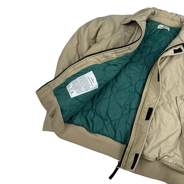 Stone Island 2012 30th Anniversary Reps Nylon Down Quilted Collared Jacket - XXL