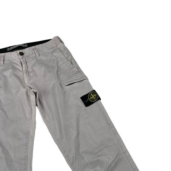 Stone Island 2020 Grey SK Cargo Trousers - 32"