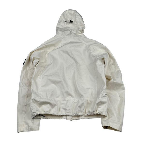Stone Island 2006 Cream Cotton Parachute Style Jacket - Medium