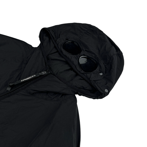CP Company Black GDP Hooded Polartec Goggle Jacket - 3XL