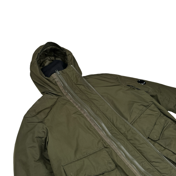 CP Company Micro M Down Filled Face Mask Double Zip Jacket - XL
