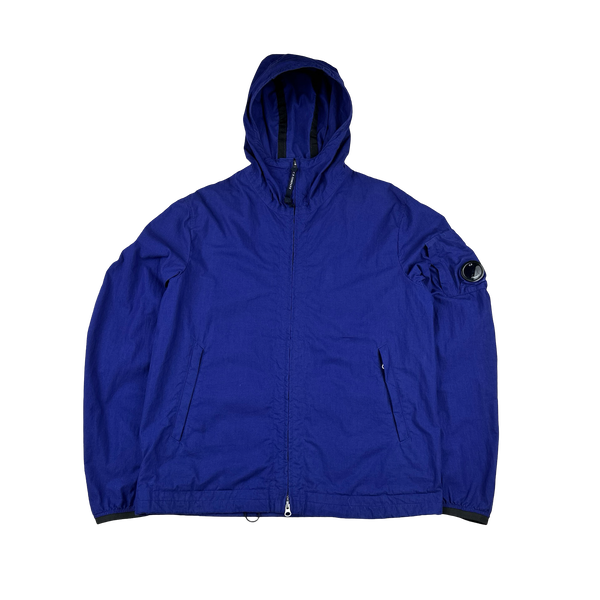 CP Company 50 Fili Blue Hooded Jacket - XL