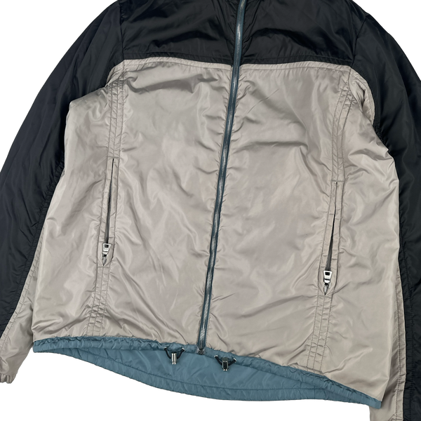 Prada Blue Red Tab Reversible Nylon Windbreaker Jacket - XL