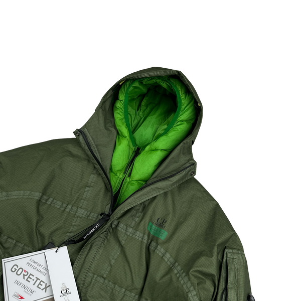 CP Company Green Gore G-Type Ripstop Down Lined Jacket - XL