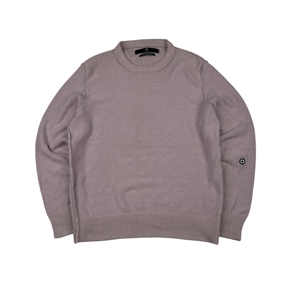 Stone Island 2006 Denims Light Pink Cotton Knit Jumper - Medium