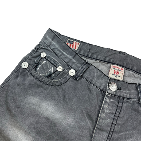 True Religion Grey Billy Super T Jeans - XXL – Mat's Island