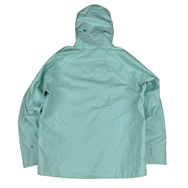 Stone Island 2021 Mint Jacquard Marina 3L Jacket - Large