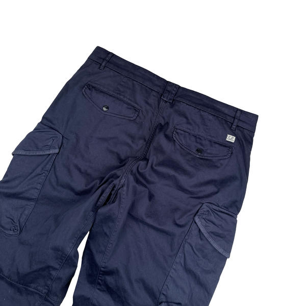 CP Company Navy Loose Fit Lens Viewer Cargos - Medium