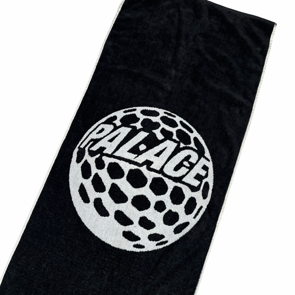 Palace x Adidas Spellout Black Towel