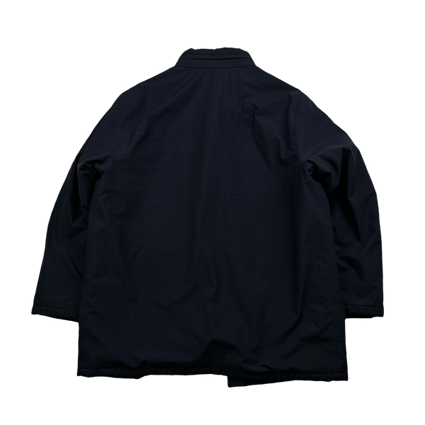 Prada Navy Nylon Red Label Long Jacket - XL