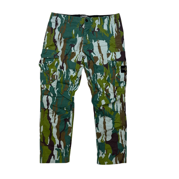 Stone Island 2015 Flowing Camo RE T Cargo Trousers - 36"