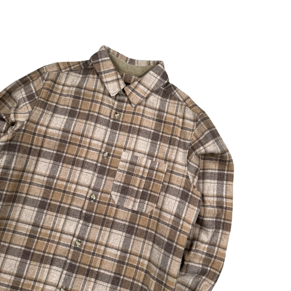 APC Checked Buttoned Flannel Shirt - Small