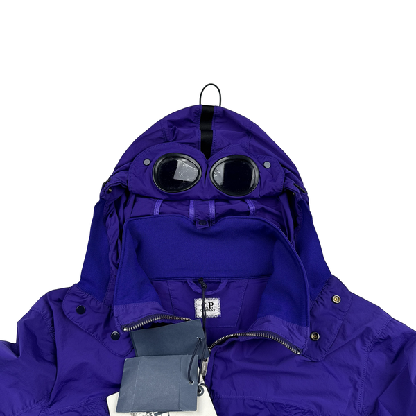 CP Company Purple Giubbino Sfoderato Nycra Goggle Jacket - Medium