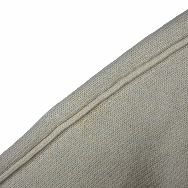 Stone Island 2008 Cream White Wool Crewneck Jumper - 3XL