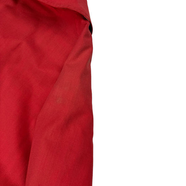 Burberry Red Nova Check Collar And Lined Bomber Jacket - Large