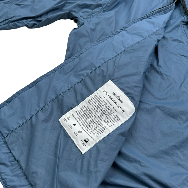 Stone Island 2022 Blue Nylon Skin Touch TC Jacket - Large
