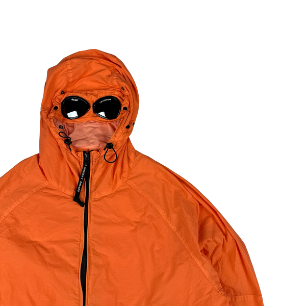 CP Company x Palace Neon Orange Nylon La Mille Goggle Jacket - XL