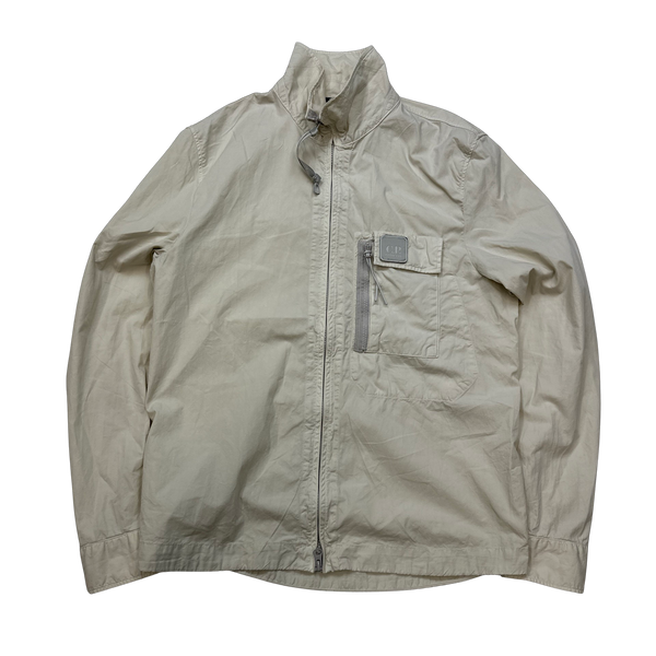 CP Company Metropolis Cream Series Overshirt - Medium