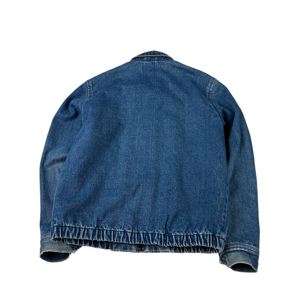 Ralph Lauren Vintage Polo Heavyweight Flannel Lined Denim Jacket - Small