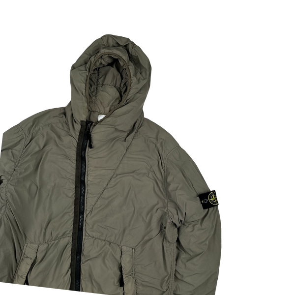 Stone Island 2019 Khaki Comfort Tech Composite Jacket - Large