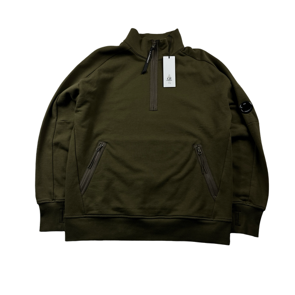 Khaki cp company tracksuit on sale
