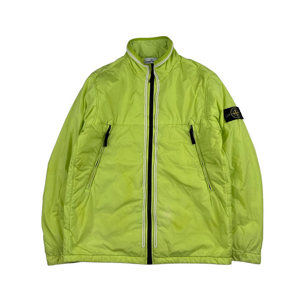 Stone Island 2019 Green Crinkle Reps Padded Jacket - XL