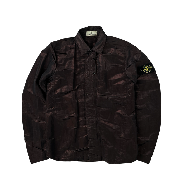 Stone Island 2016 Dark Red Weft Overshirt - Small