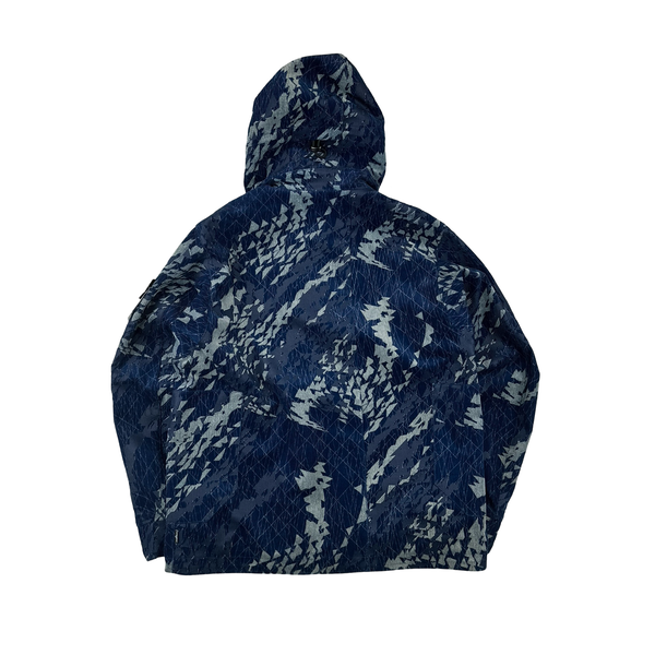Stone Island Shadow Project Corrosion Print Corduroy Hooded Jacket - Large