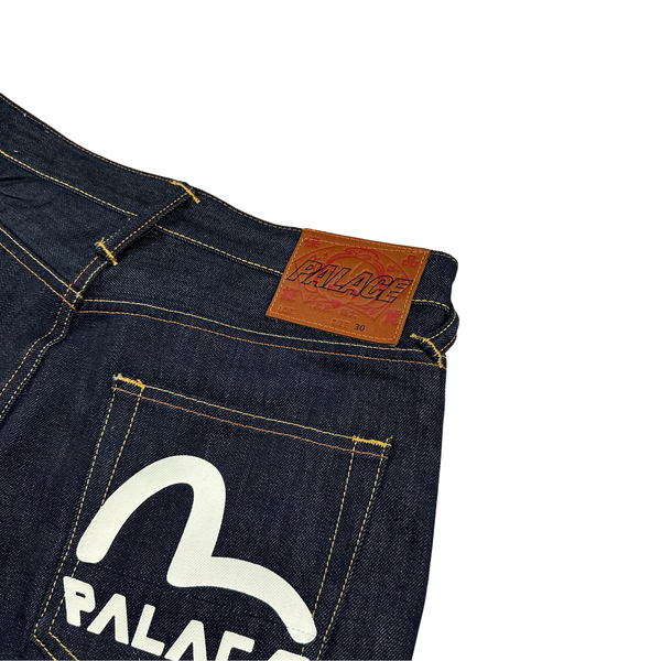 Palace X Evisu Print Denim Shorts - 30"