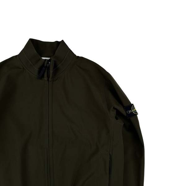 Stone Island 2011 Khaki Fleece Lined Soft Shell Jacket - 3XL
