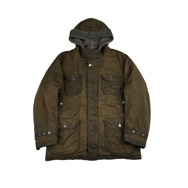 CP Company 2006 Tinto Terra Brown Multi Pocket Lined Jacket - 3XL