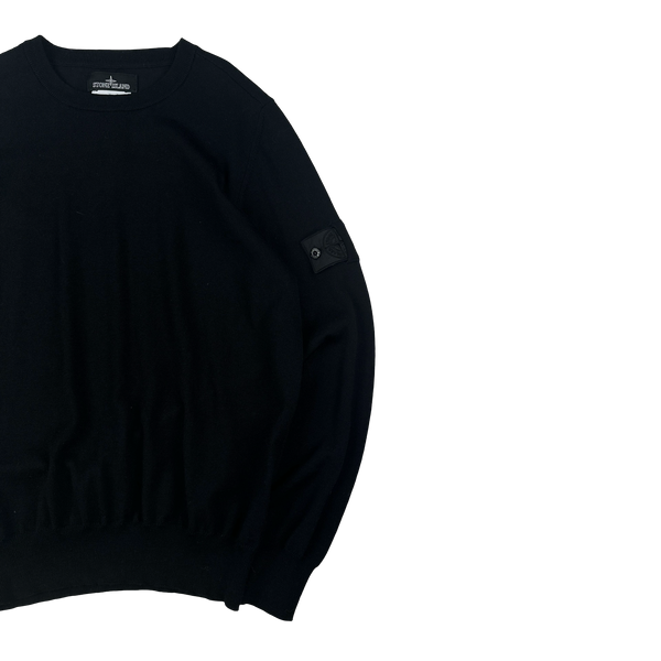 Stone Island 2015 Black Knitted Shadow Project Jumper - Large