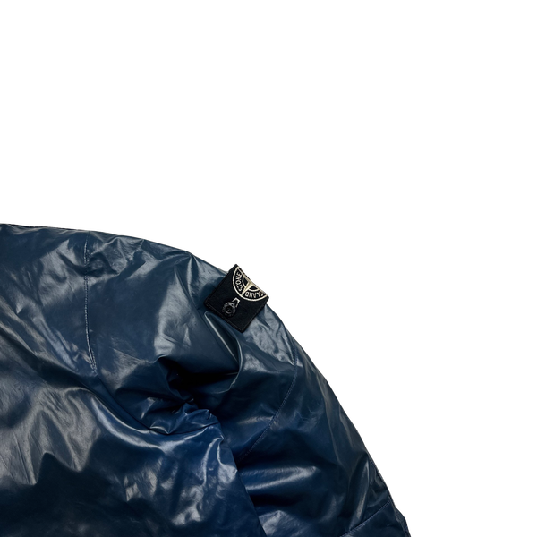 Stone Island 2009 Blue Colour Changing Ice Jacket - XL
