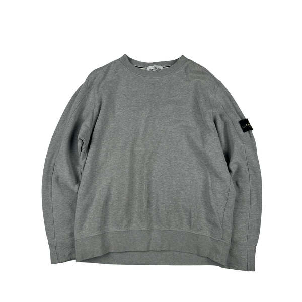 Stone Island Grey Classic Pullover Sweatshirt - 3XL