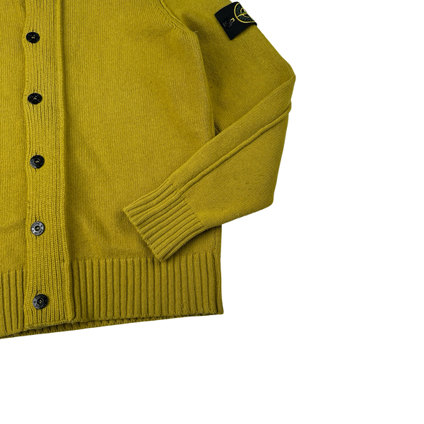 Stone Island 2011 Olive Wool High Neck Jumper - Medium
