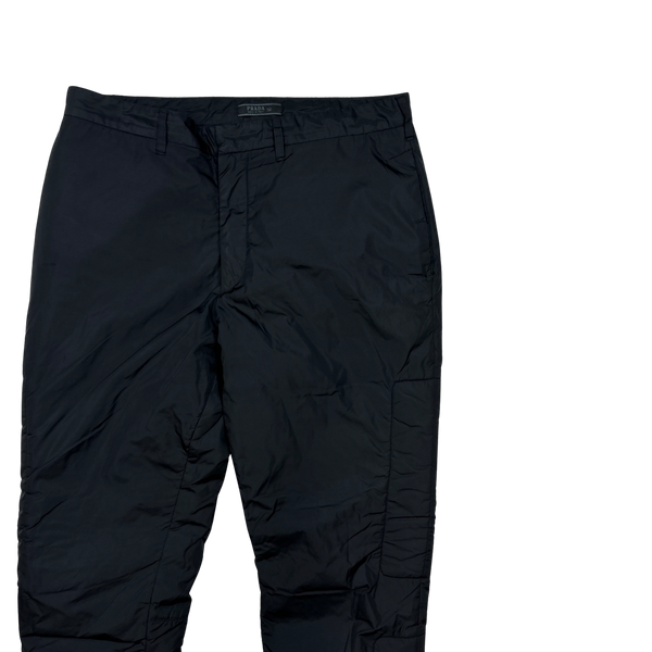 Prada Padded Slim Fit Nylon Shell Trousers - 34"